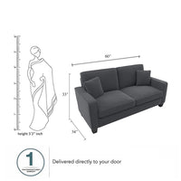 Torque India Moscow 2 Seater Fabric Sofa For Living Room - Torque India