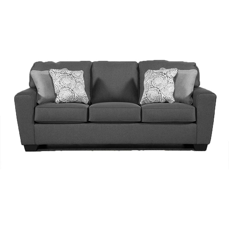 Torque India Neve 3 Seater Sofa for Living Room (Dark Grey) - TorqueIndia