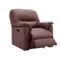 Torque India - Parkwood 1 Seater Leather Manual Recliner For Living Room and Bedroom - TorqueIndia