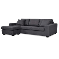 Torque India Ronaldo 4 Seater L Shape Sofa For Living Room - Torque India