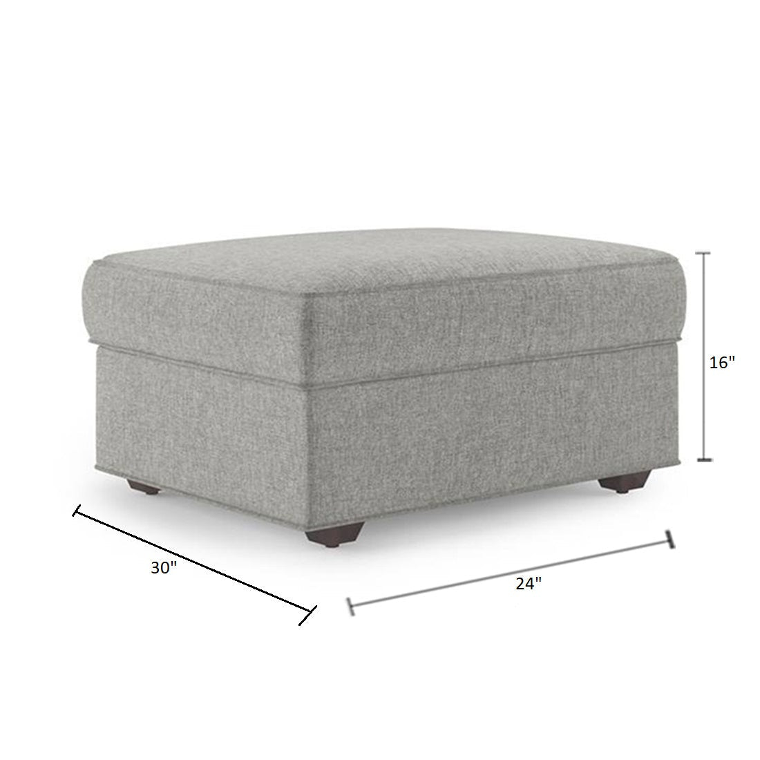 Torque India Rooster 3 Seater Sofa With Ottoman For Living Room - Torque India