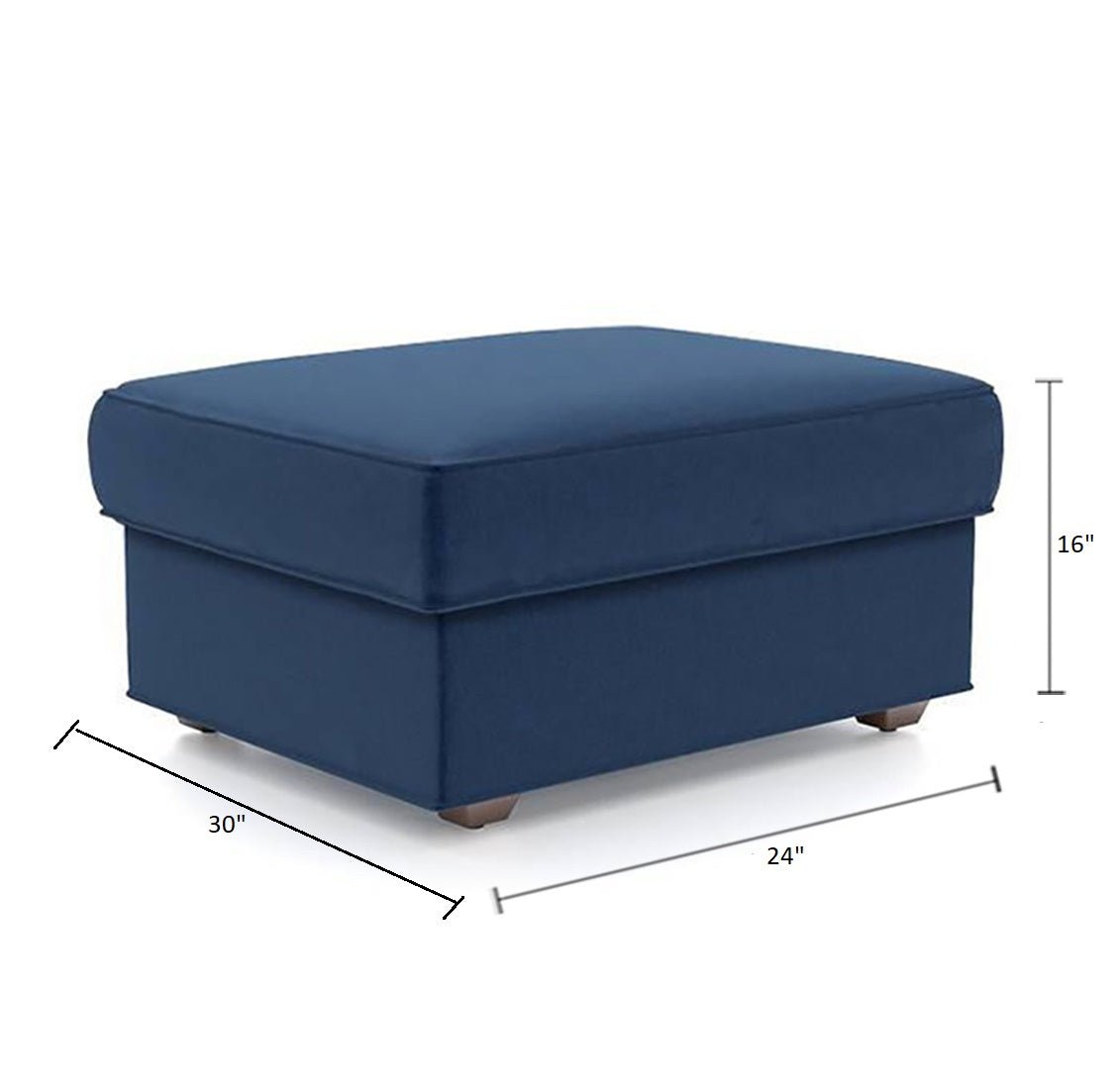 Torque India Rooster 3 Seater Sofa With Ottoman For Living Room - Torque India