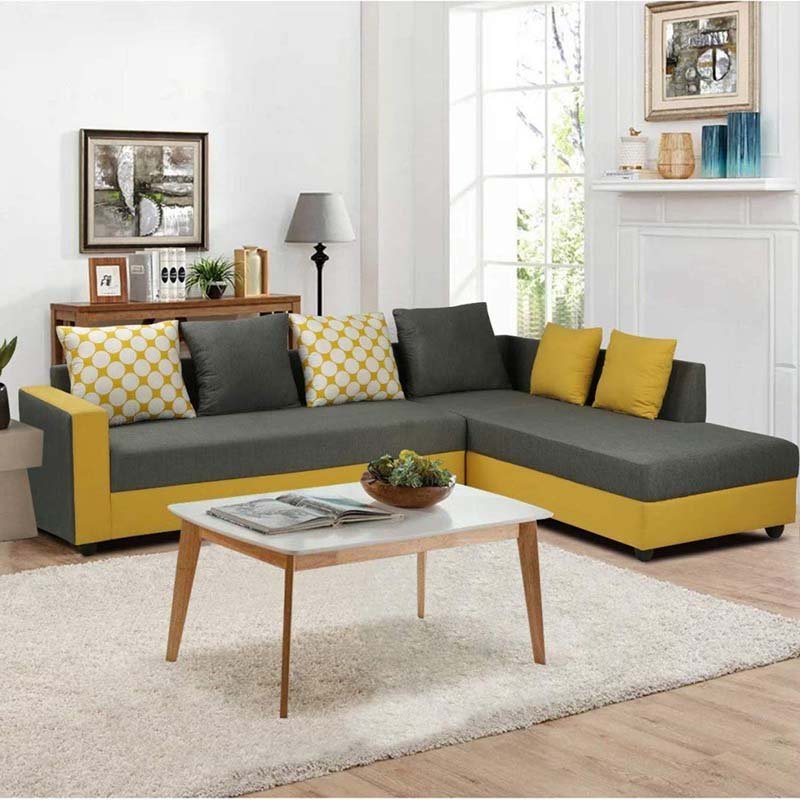 Santina 6 Seater L-Shape Sofa Set For Living Room – Torque India