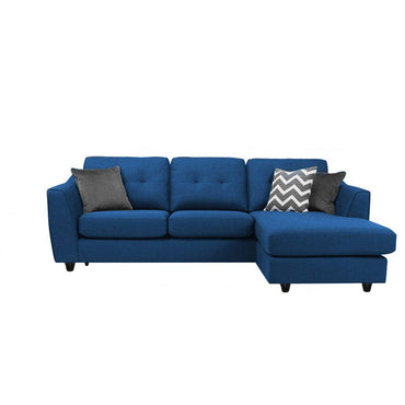 Torque India Silvia 4 Seater Fabric L Shape Sofa For Living Room - TorqueIndia