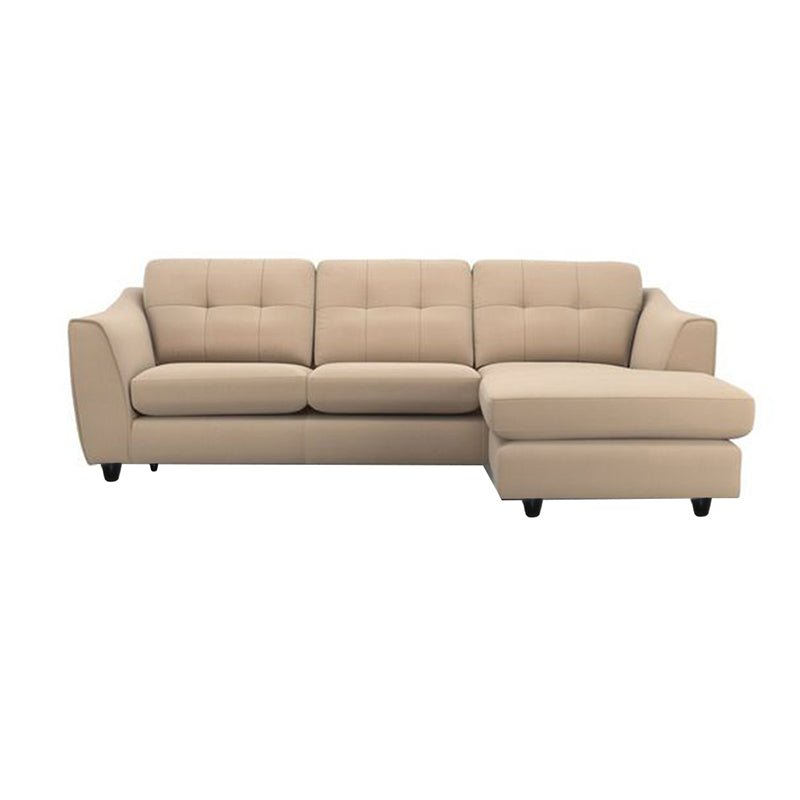 Torque India Silvia 4 Seater Fabric L Shape Sofa For Living Room - TorqueIndia