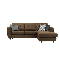 Torque India Silvia 4 Seater Fabric L Shape Sofa For Living Room - TorqueIndia