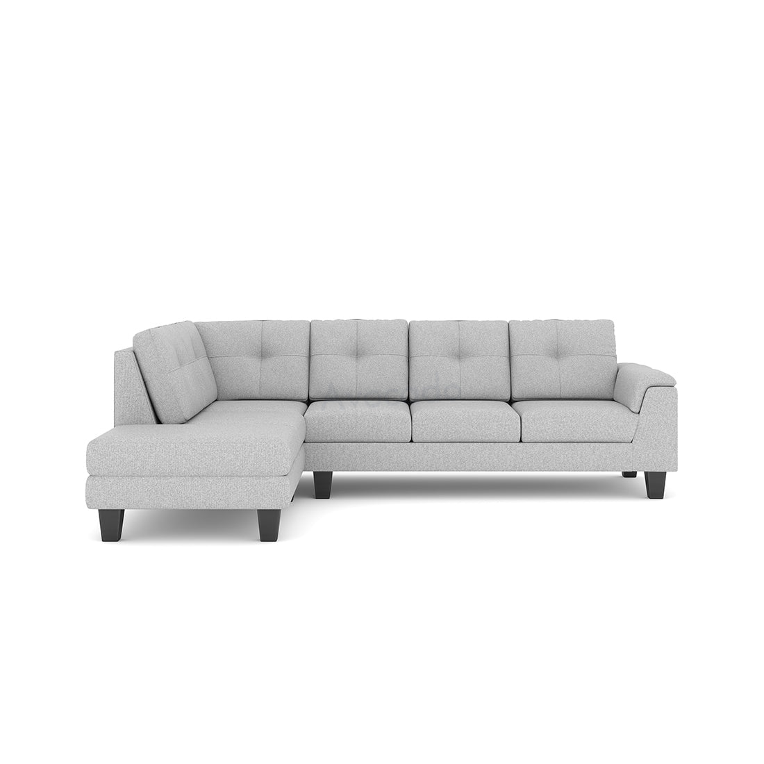 Torque India Stardust 5 Seater Fabric L Shape Sofa - TorqueIndia