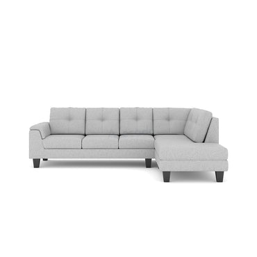 Torque India Stardust 5 Seater Fabric L Shape Sofa - TorqueIndia