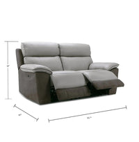 Torque India Styfan 2 Seater Leather Manual Recliner For Living Room And Bedroom - Torque India