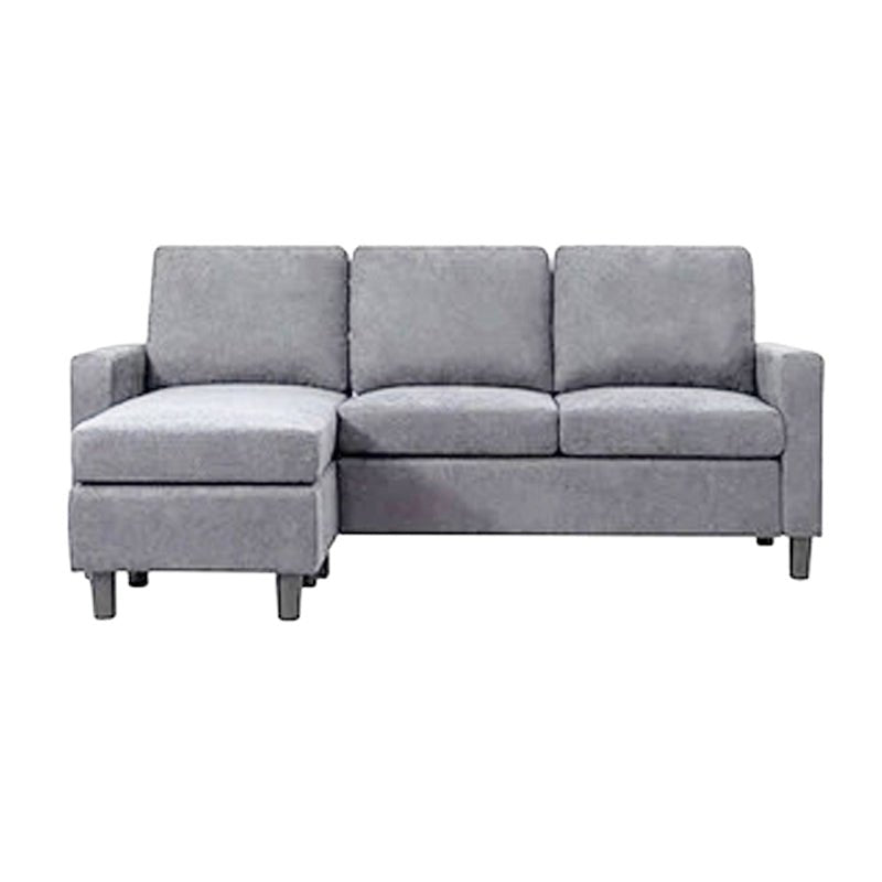 Torque India Swan 3 Seater L Shape Sofa With Ottoman For Living Room - TorqueIndia