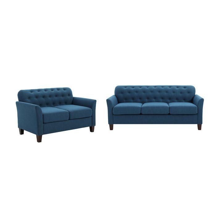 Torque - Liana 5 Seater Fabric Sofa Set for Living Room, Bedroom, Office Furniture - (3+2 Seater - Torque India