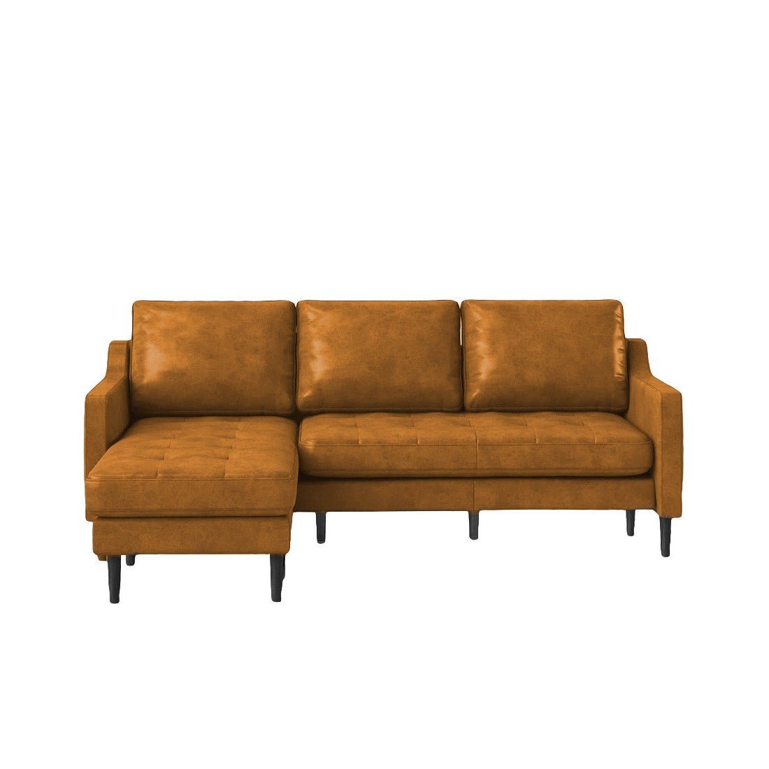 Torque - Pacific 4 Seater Leather L Shape Sofa for Living Room - Torque India