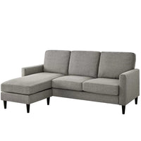 Torque - Yolo 4 Seater Fabric Interchangeable L Shape Sofa For Living Room | Bedroom | Office - Torque India