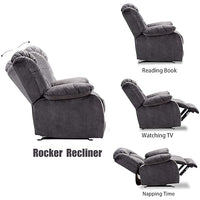 Urbino Premium Fabric Manual Recliner - Torque India