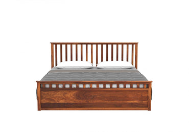 Walken Sheesham Bed With Box Storage For Bedroom - Torque India