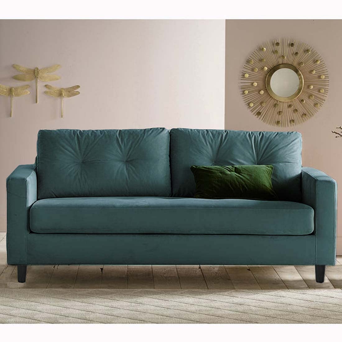 Wishford 2 Seater Fabric Sofa For Living Room - Torque India