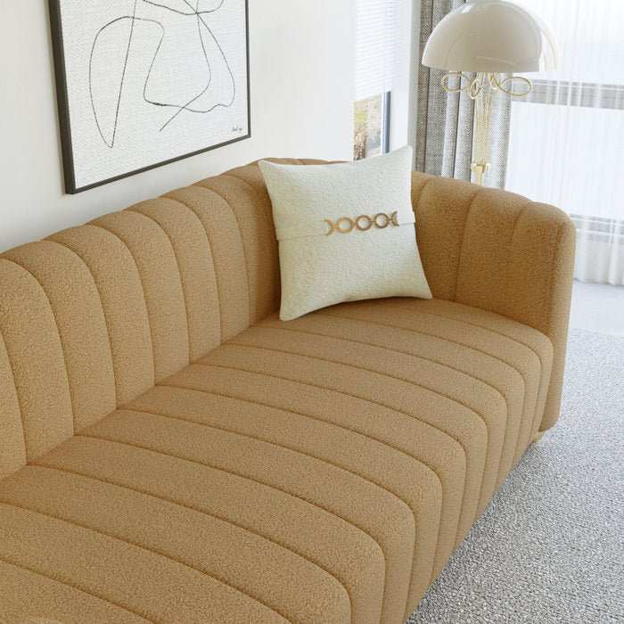Zeefu 3 Seater Fabric Premium Sofa For Living Room - Torque India