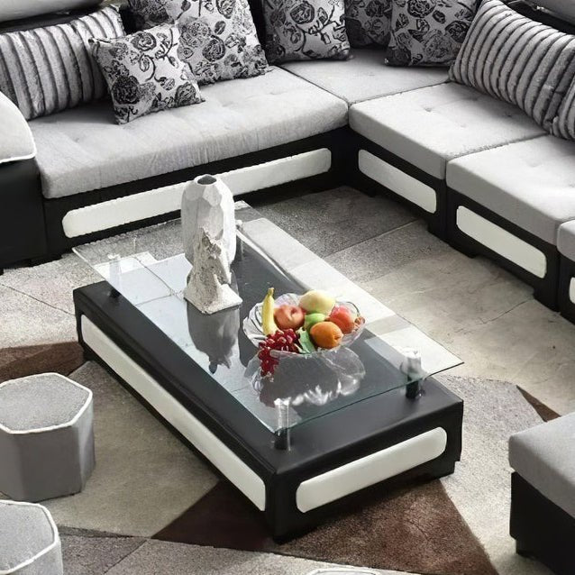 Center table design with deals glass top