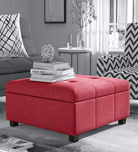 Zoey Ottoman Foam Cushioned pouffe Puffy for Foot Rest Home Furniture - Torque India